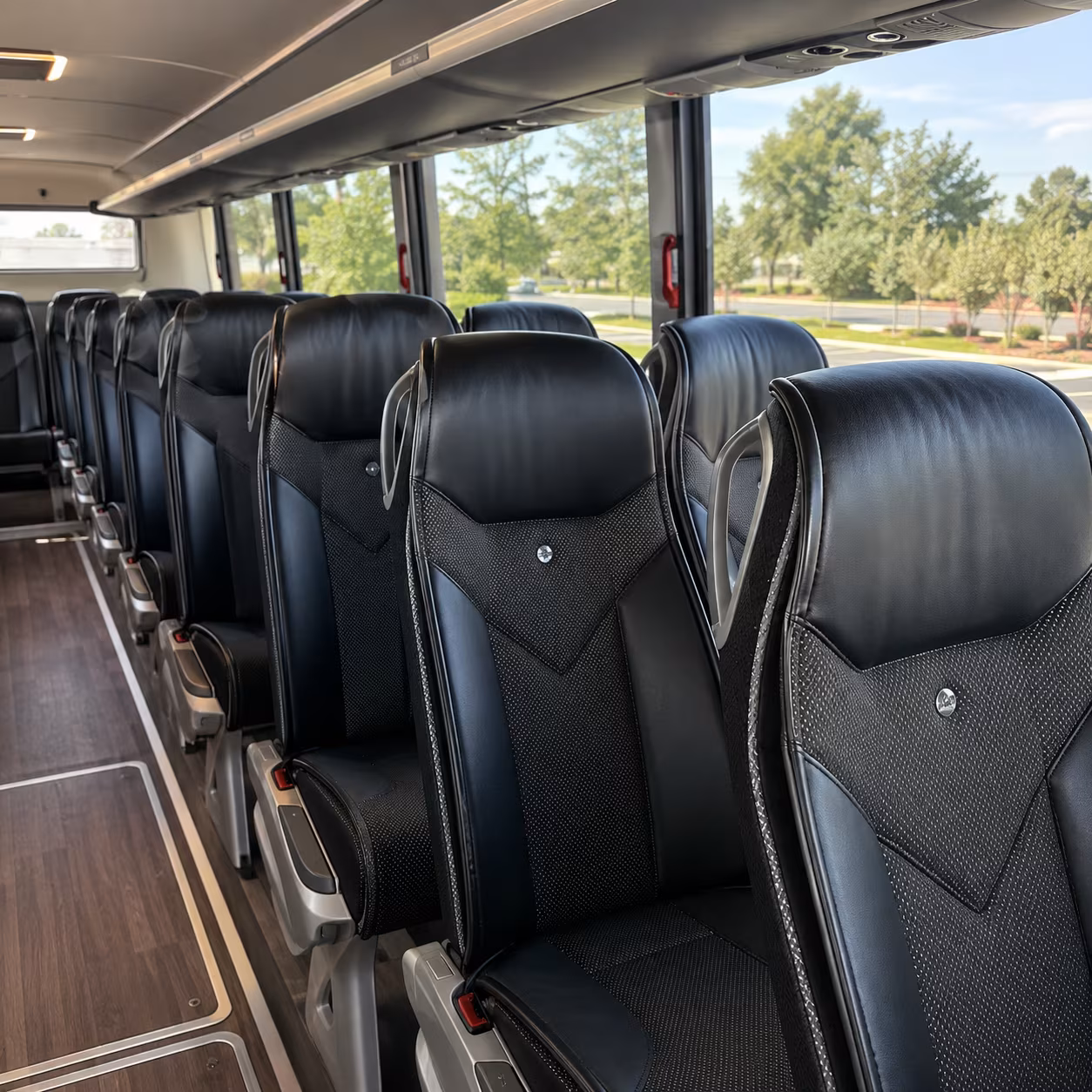 bonita springs charter bus inside