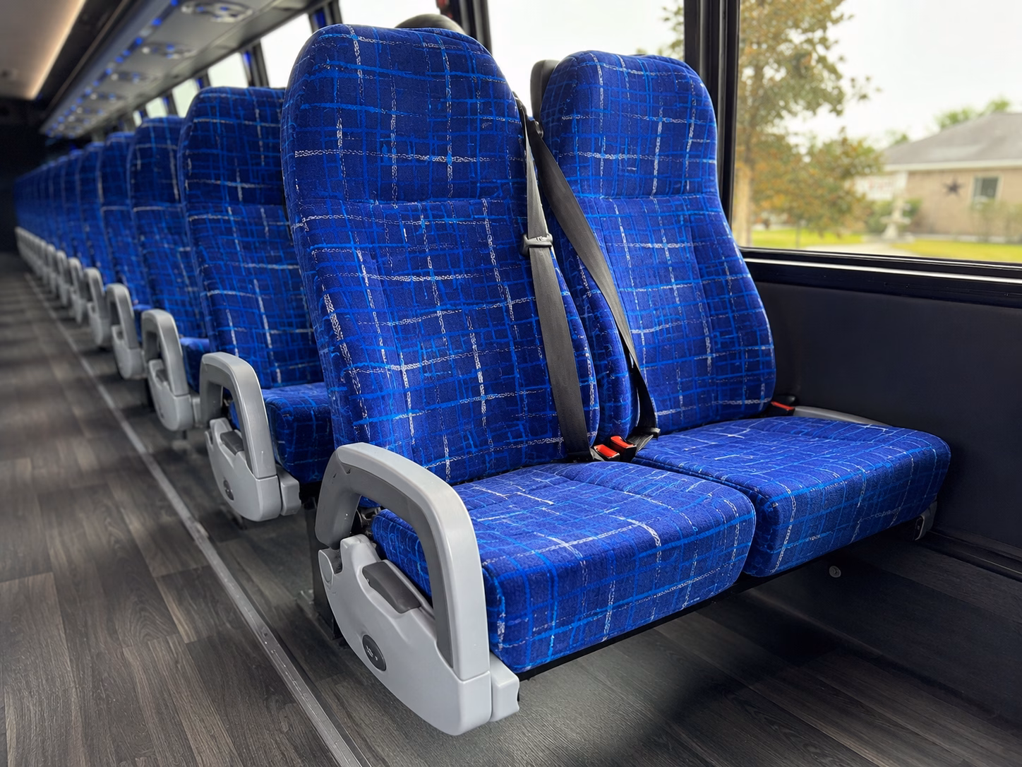 bonita springs charter bus rental interior